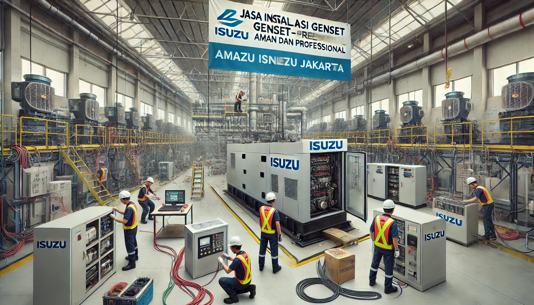 Jasa Instalasi Genset Isuzu Jakarta