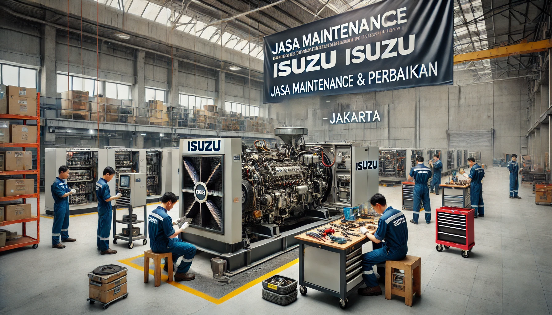 Jasa Maintenance & Perbaikan Genset Isuzu Jakarta