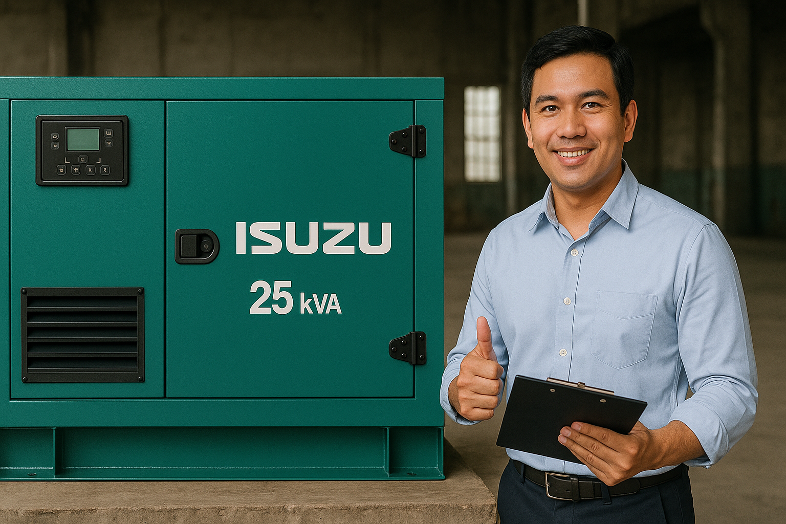 Jual Genset Isuzu 25 kVA