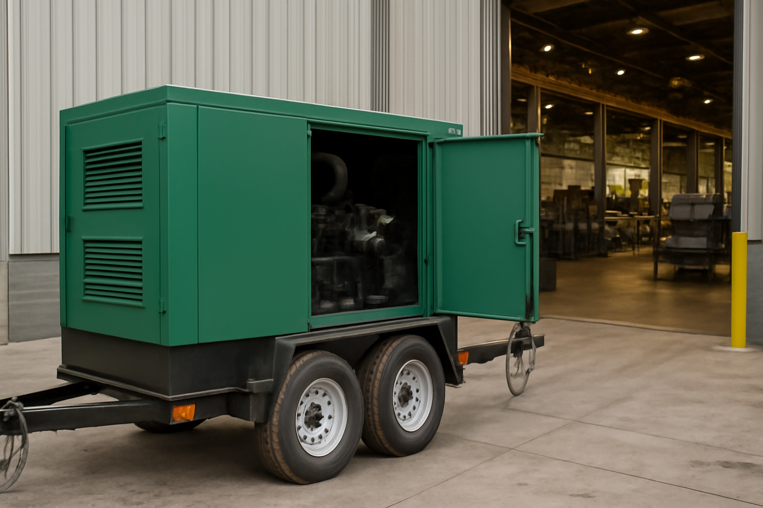 Genset untuk Manufaktur Jalan