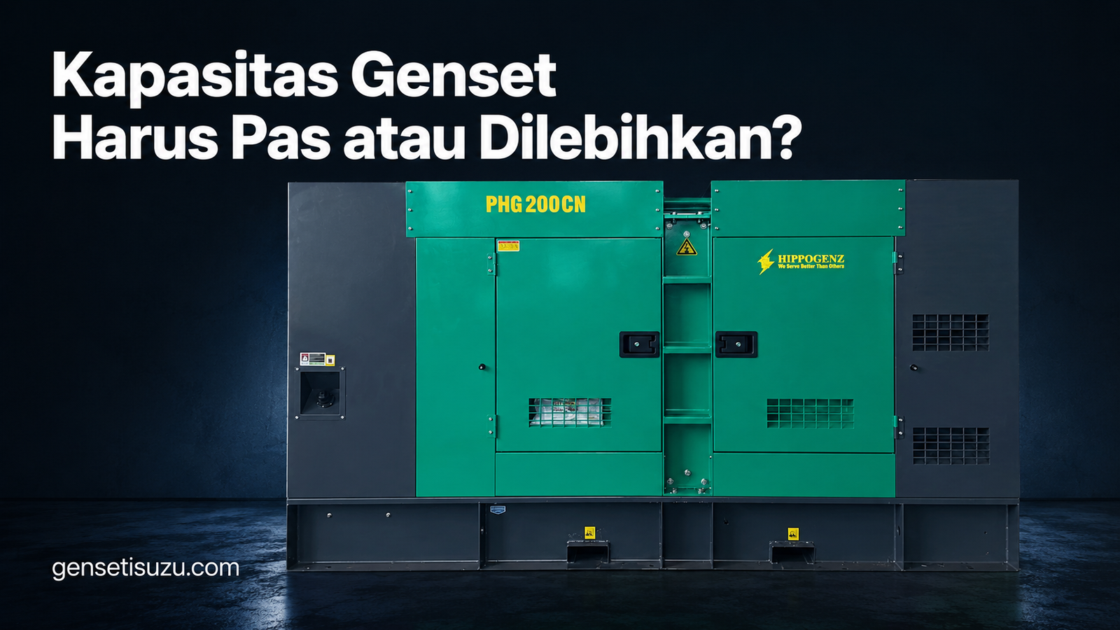 Kapasitas Genset Harus Pas atau Dilebihkan?